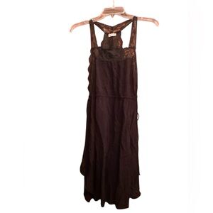 Free People Black Lace dress